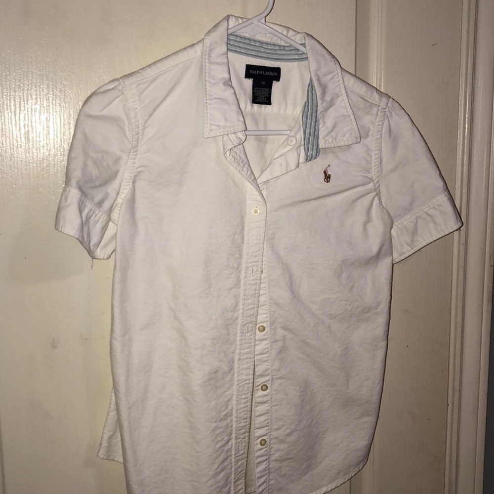 KIDS RALPH LAUREN BUTTON UP SIZE 16